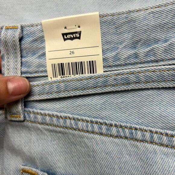 Levi’s size 26x39 belted denim maxi skirt with tie waist - Picture 4 of 5